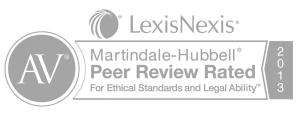 Lexis Nexis Martindale-Hubbel AV Peer Review Rated 2013